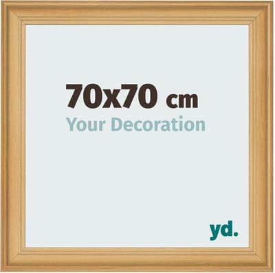 Your Decoration - Fotolijst 70x70 cm - MDF - Dennen Houtnerf - Lazio