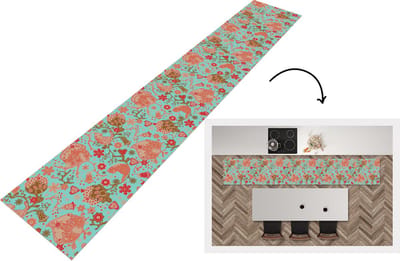 Keukenloper - Loper keuken - Peperkoekhuisje - Bloemen - Katten - Sneeuwvlok - Patronen - 300x50 cm - Keukenloper vinyl