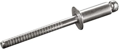 Klinknagels Verzonken Kop - Blindklinknagels Ribbel - Bevestigen van Materialen - Industriële Kwaliteit - 4 x 16 mm 500 Stuks