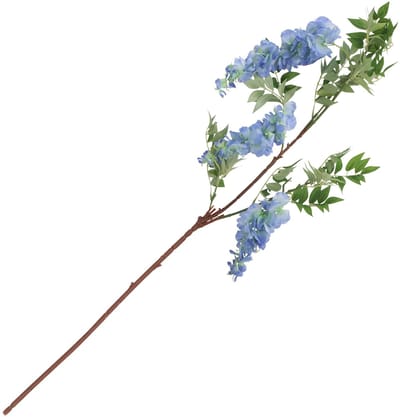 Chaks Blauweregen/wisteria - kunstbloemen - blauw - 110 cm - kunstplanten/kunsttakken