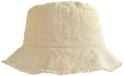 Ava Bucket Hat – Zonnehoed Dames UV Werend Vissershoedje - Maat: M-L: 58 cm - Beige