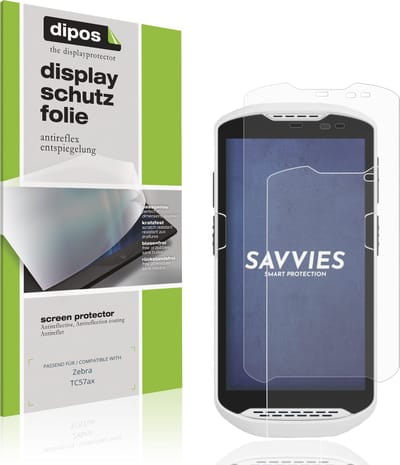 dipos – 4x Matte Beschermfolie geschikt voor Zebra TC57ax | Krasbestendige & antireflecterende Screenprotector Ultra-Thin