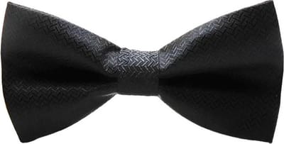 Fako Fashion® - Vlinderstrik - Vlinderdas - Strik - Deluxe - 12cm - Zwart Streepjes