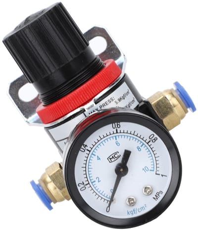 Dailygoods- Drukreduceerventiel Duurzaam - Drukregelaar Luchtpomp - Pneumatische Regelaar - Digitale Aflezingen - Verstelbaar 0,1-1Mpa - Robuuste Constructie