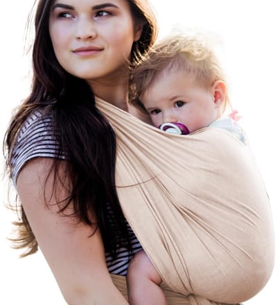 Unyqoos® Ultralichte babydraagdoek van katoen voor comfortabel dragen van pasgeborene