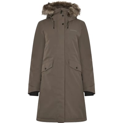 Didriksons ERIKA WNS PARKA 3 Dames Outdoorjas - Mocha Brown