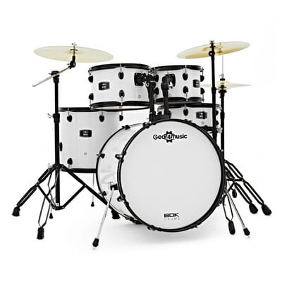 BDK-20 Expanded Fusion Drumstel van Gear4music, Wit