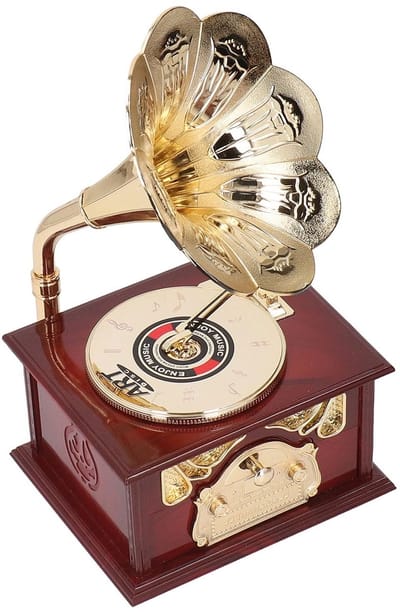 Cosensi - Vintage Grammofoon Muziekdoos voor Decoratie