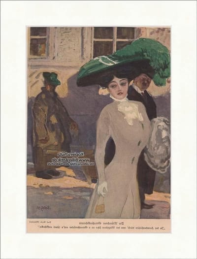 Facsimile Titelpagina - Tijdcertificaat Magazine - Decoratie Woonkamer - Zuurvrij Passe-partout - 26x34 cm - Multicolor