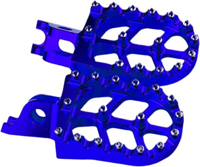 Fiets Pegs - Motorsteunen - Offroad Rijden - Verbeterde Tractiecontrole - 12.9 x 5.7 cm - Blauw