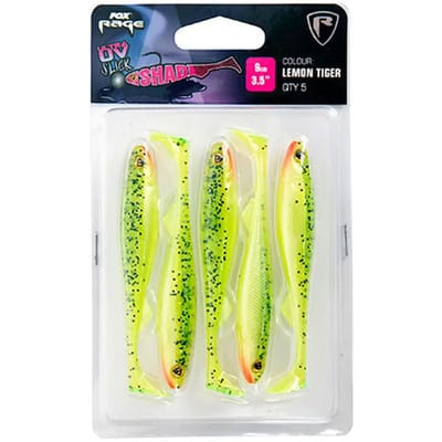 Lokvogels Fox Rage Slick Shad UV 4.25" (x4)