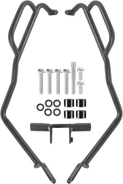 Motorbeschermer Motorfiets - Valbeugel Crash Bar - Motor Beschermen - Versterkte Stalen Constructie - 1 Set - Zwart