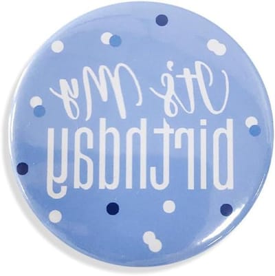 Cosensi - Verjaardagspin voor Vrouwen Mannen Meisjes - Zilverkleurig - Veiligheidsspeld Broche - Feestdecoratie - Accessoires voor Hoed Tas Badge - Nieuwheidssieraden & Mode