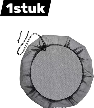 1 stuk - Buitenregenton gaashoes voor tuinregentonnen - Watertank schermbeschermer - Regenton filterhoes (zwart, 85cm)