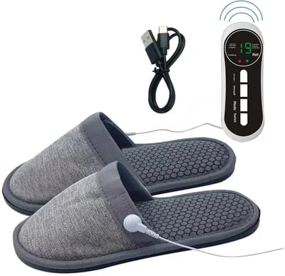 MakkelijkMooi Elektrische Voetmassager - Voetmassage Apparaat - 8 Massagemodi - 19 Intensiteitsniveaus - Draadloze Bediening
