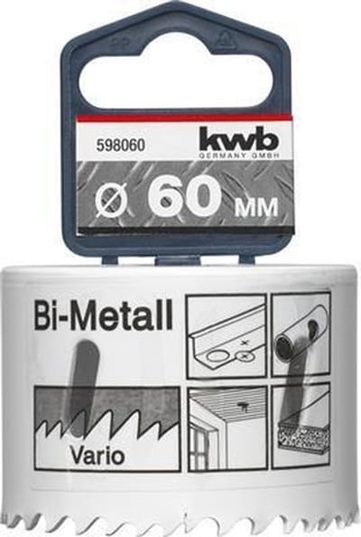 KWB Gatenzaag HSS Bi-metaal 598-060 - Ø 60 mm
