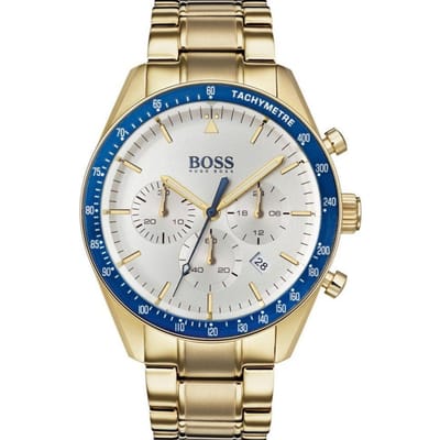 Hugo Boss 1513631 Trophy Goudkleurig Chronograaf Herenhorloge 44mm goud