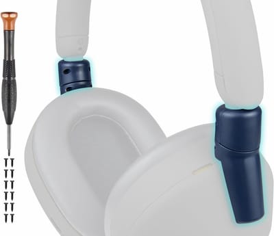 Reparatieonderdeel voor gebroken scharnieren van Sony WH-1000XM5 koptelefoon, versterkte connectoren en opvouwbare flap voor duurzame bescherming