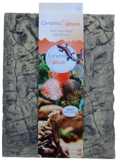 Ceramicnature Cn Slimline Rock Colorado Brown Bruin - Aquarium - Achterwand - 50x65 cm