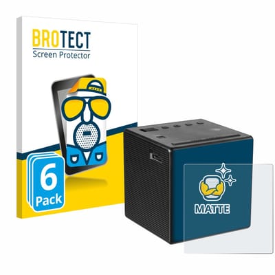 BROTECT - Screenprotector voor Sony ICF-C1 - Folie Beschermfolie matte 6 Stuks