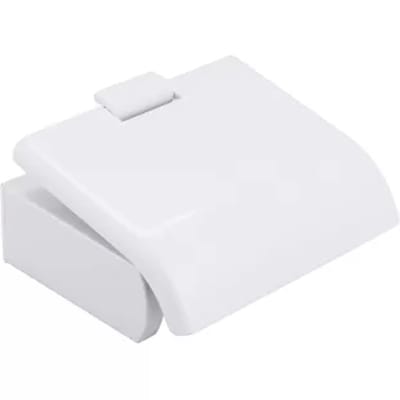 Baseline Toiletrolhouder Baseline - Kunststof - Met Klep - Wit