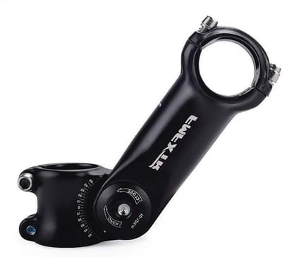 Verstelbare Stuurpen voor Fietsen ±60° Riser of Verlager, 120mm of 110mm Aluminium Legering, Geschikt voor MTB en Racefietsen, Verhoogt Comfort en Controle