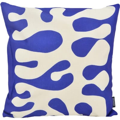 Gek op kussens! Sierkussen royal blue coral | 45 x 45 cm | katoen/linnen