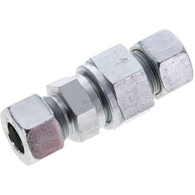 15L (M22x1.5) Elektrolytisch verzinkt Stalen Terugslagklep Snijring 1-250 bar ISO 8434-1
