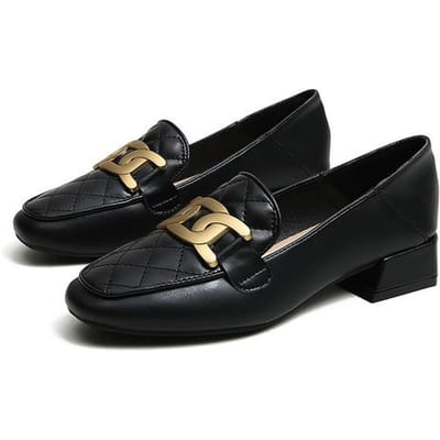 Loafers Dames Retro Mary Jane Schoenen Lente Schoenen Dames Grote Maat Hoge Hakken Dikke Hak Vierkante Neus Mary Janes Schoenen 40