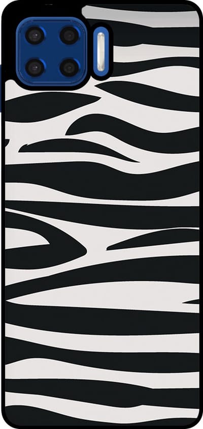 Smartphonica Telefoonhoesje Geschikt voor Motorola Moto G5 Plus met zebra opdruk - TPU backcover case zebra design - Zwart Wit geschikt voor Motorola Moto G5 Plus