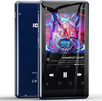 Draagbare Muziekspeler - MP3 Speler - Muziek Luisteren - 4.5 inch Touchscreen - 163GB Opslag - Blauw