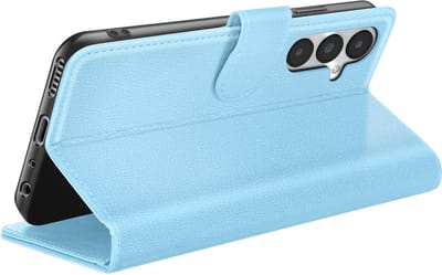 Zanae, Hoesje geschikt voor Galaxy A05s - Wallet Case met Stand & Magneetsluiting, Lichtblauw