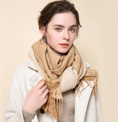 Sjaal Dames - Soft Comfort - Camel