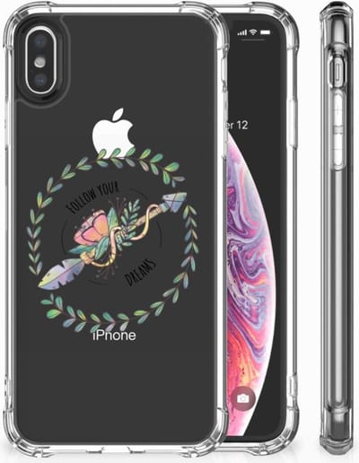 Apple iPhone X | Xs Stevig Bumper Hoesje Boho Dreams