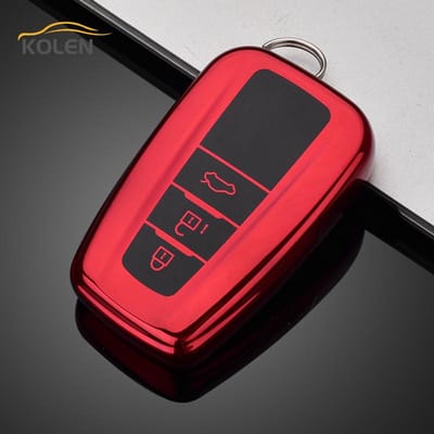 Zachte TPU Auto Afstandsbediening Sleutelhoes Cover Shell Fob Voor Toyota Prius Chr C-Hr Camry Corolla Rav4 Avalon Land Cruiser Prodo Accessoires