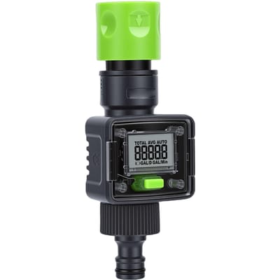 Débitmètre d'eau Haute Précision Surveillance en Temps Réel Compteur Numérique de Consommation d'Eau pour Arrosage de Jardin Irrigation