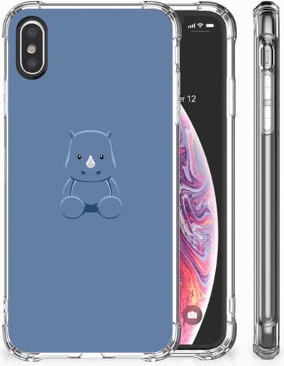Apple iPhone X | Xs Stevig Bumper Hoesje Baby Rhino