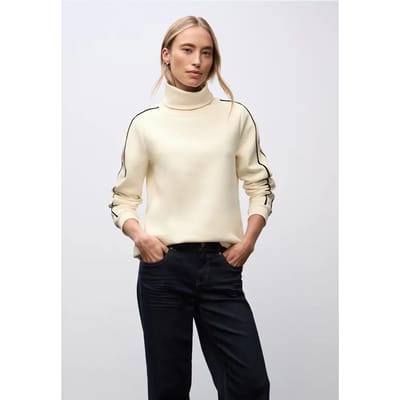 Sweater met opstaande kraag