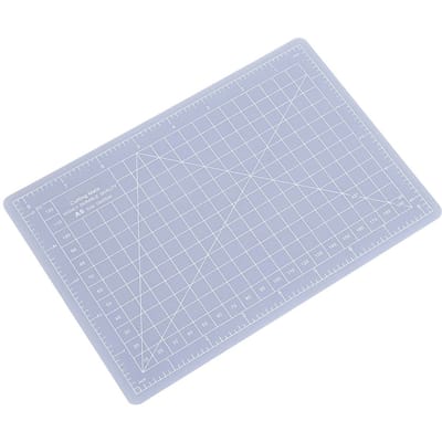 Tapis de découpe translucide antidérapant, outil fabriqué à la main, non réfléchissant pour tampon en caoutchouc A5 white