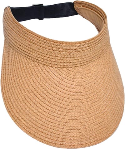 Elegante Strohoed voor Dames met Brede Rand, UPF 50+ Bescherming voor Zomer en Stranduitjes