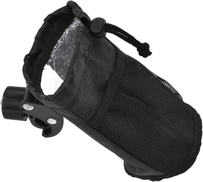 Kinderwagen Organizer - Kinderwagen Tas - Dagelijks Gebruik - Snelle Toegang - 19 x 14 cm - Zwart