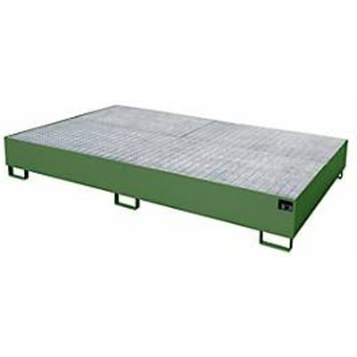 Lekbak AW 1000-10/2, groen RAL 6011