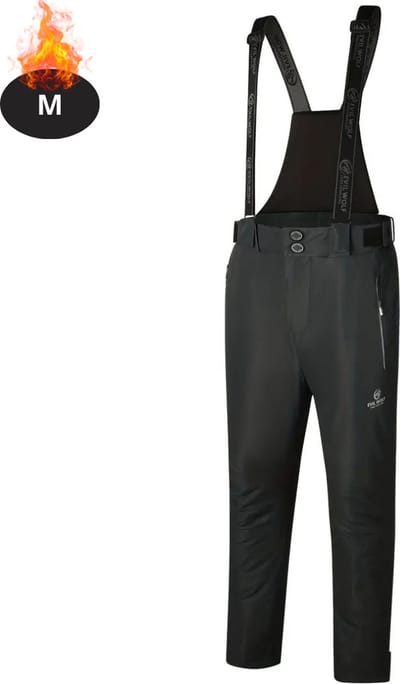 Livano Skibroek - Skipak - Snowboard Broek - Winterbroek - Sneeuwbroek - Heren - Wintersport - Grijs - Maat M