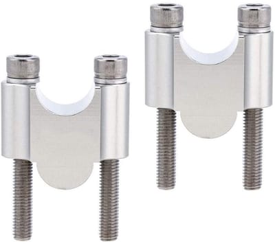Dailygoods- Stuur Riser 30mm Hoogte - CNC Aluminium - 22mm Diameter - Motorfiets/ATV - Eenvoudig te Bevestigen - Verstelbare Positie - Stuurverhogers