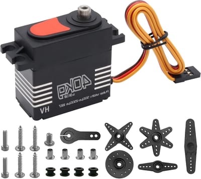 Digitale RC Servo 40kg met Metalen Tandwielen, Hoge Koppel Servo voor RC Auto's en Robots, Modelbouw Accessoires