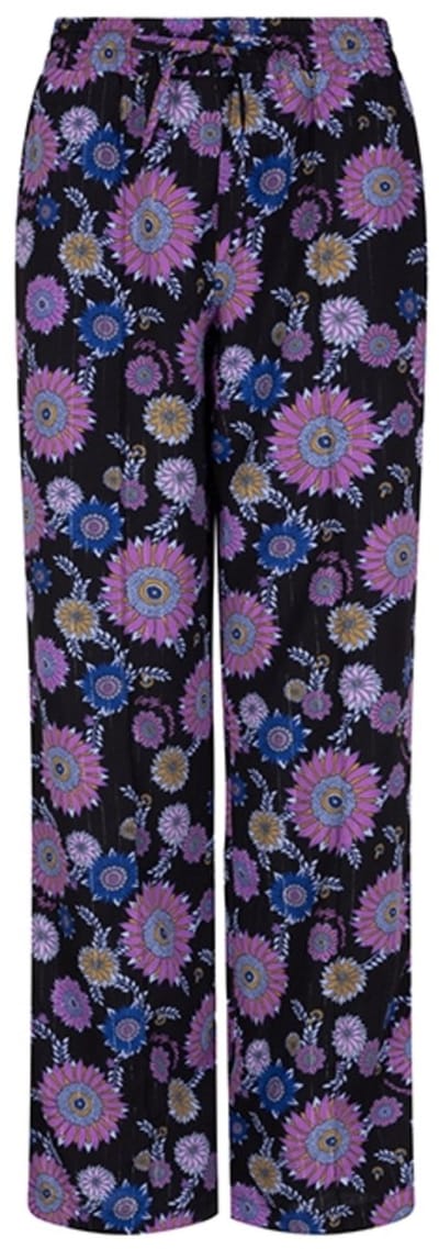 Lofty Manner Broek Trouser Jessica Qi36 Multi Flower Dames Maat - XS