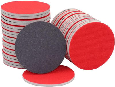 30-delige Schuur Spons Set, P400 Schuurpads voor Hout, Muur, Metaal en Autoherstel, Flexibel en Geschikt voor Nat en Droog Gebruik
