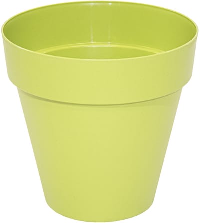 Mega Collections Plantenpot - lime groen - binnen/buiten - D34xH33 cm - kunststof