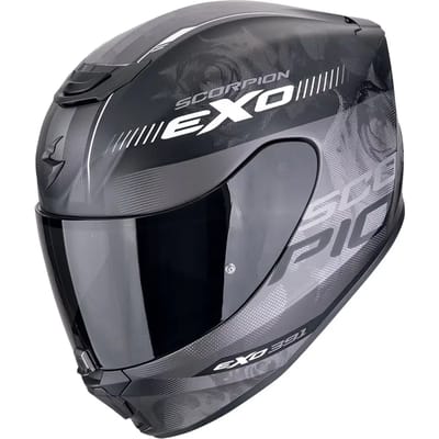 Scorpion Exo-391 Ava Matt Black-Silver - Integraalhelm - Maat S - Motorhelm - ECE 22-06 gekeurd