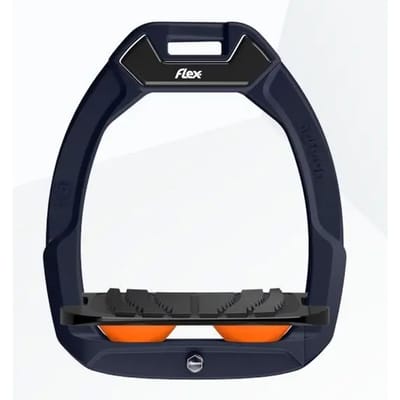 Veiligheidsstijgbeugels Rijdend Korte Grip Groen/Zwart/Oranje Flex-On Safe-On